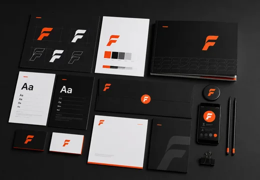 Logo & Brand Identity logo system preview