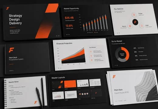 Presentation Slides logo system preview